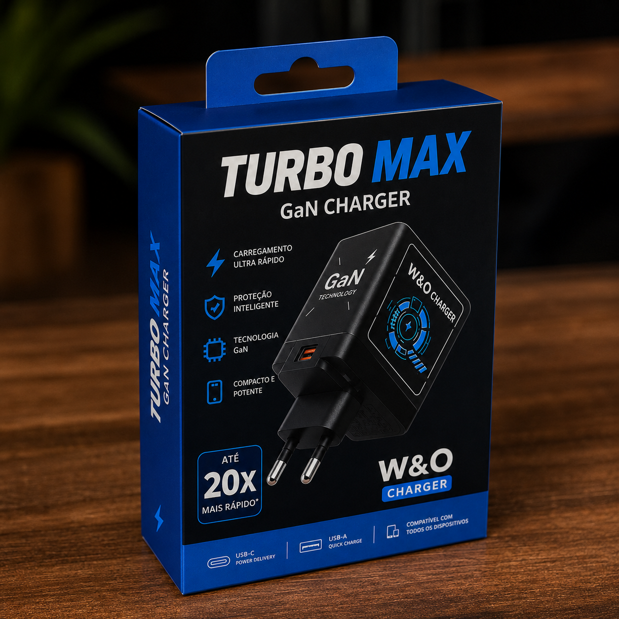Carregador Turbo Max Universal - Ultimo dia da Promoção
