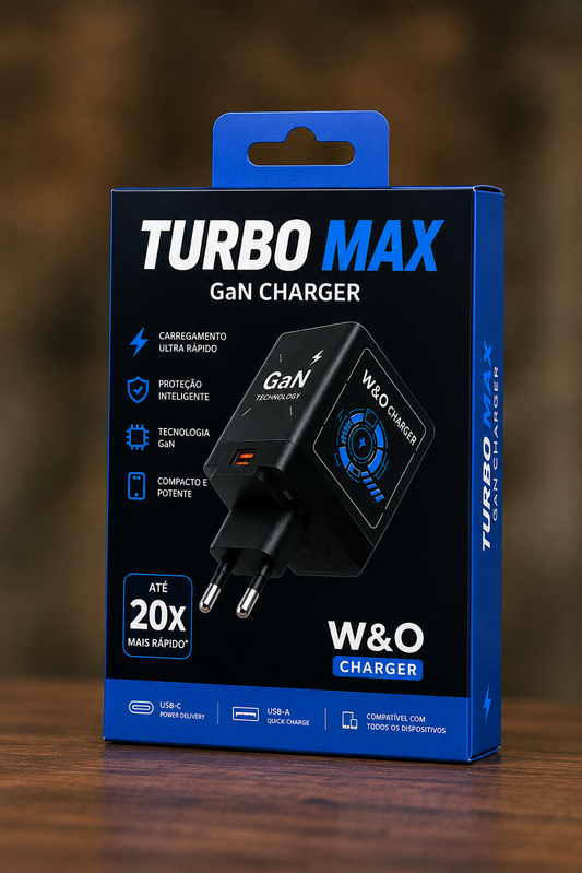 Carregador Turbo Max Universal - Ultimo dia da Promoção